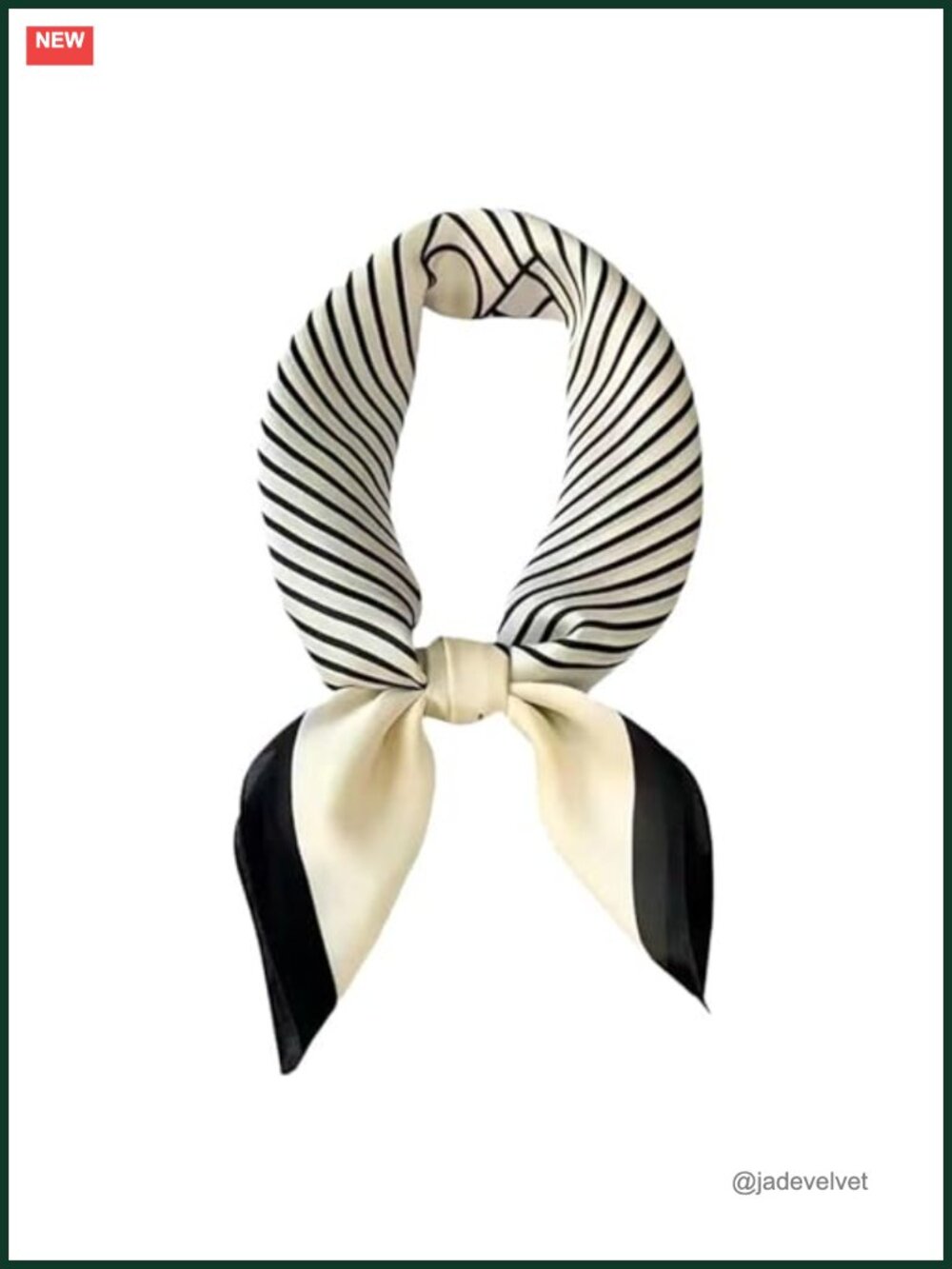 27.5" Women's Silk Feeling Square Satin Scarf Head Wrap Bandana